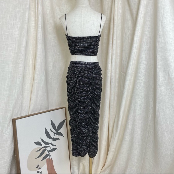 For Love & Lemons For Victoria’s Secret All that Glitter MIDI skirts Set Swiftie - Picture 7 of 12